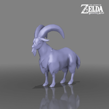 cabra - la leyenda de zelda aliento salvaje juego nintendo interruptor enlace wiiu wii naturaleza animal 3d print model - Mito3D