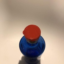 keçi şişe şapka Solan mavi bardak örtmek kılıf ev İçmek 3d print model - Mito3D