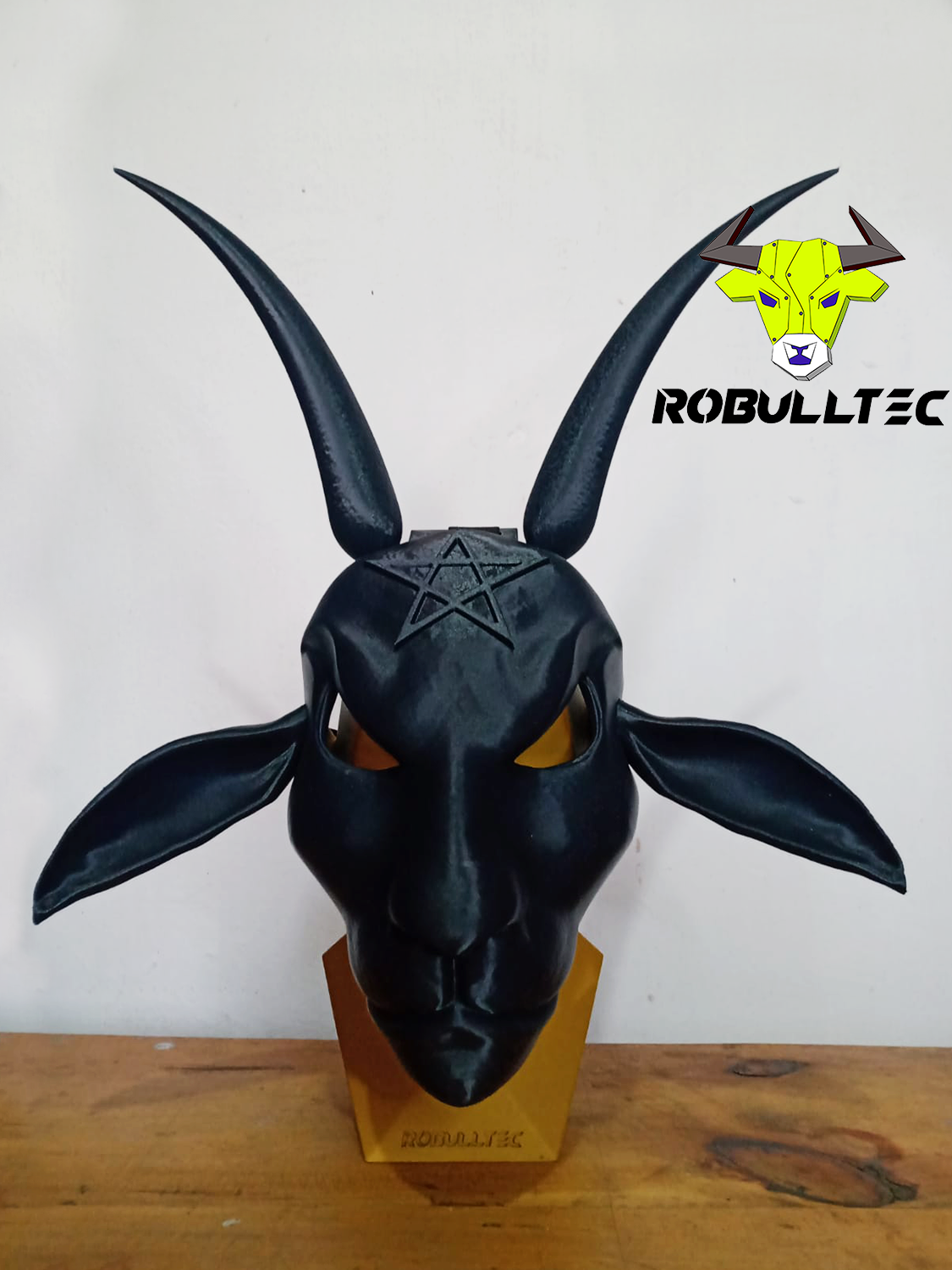 cabra máscara demonio cosplay disfraz Víspera Santos robulltec 3D print model - Mito3D