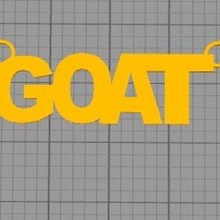 goat necklace jewelry 3d print model - Mito3D