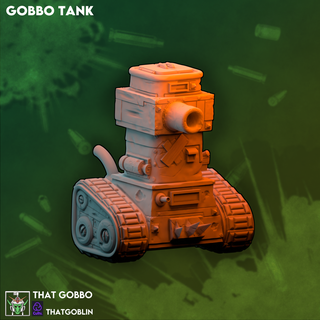 Gobbo Panzer Ork Orks grot Kobold 3d print model - Mito3D