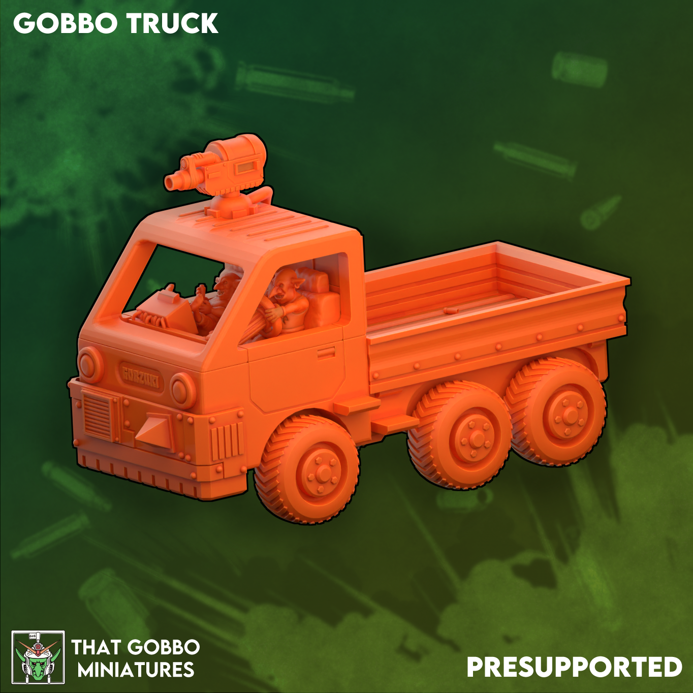 Gobbo LKW Ork Orks Trukk grot Kobold Fahrzeug Transport vorausgesetzt 3D print model - Mito3D