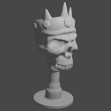 goblet skull cup 3d print model - Mito3D