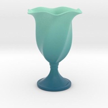 goblet home calyx vase tumbler 3d print model - Mito3D