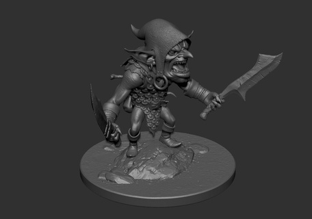 goblin set Jeu 3d modèle impression personnage numérique sculpture fantaisie atout miniature stl fichier lutin 3d print model - Mito3D