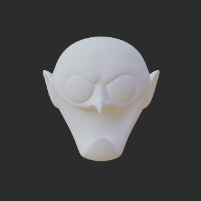 goblin cabeça 3D print model - Mito3D