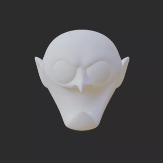 goblin cabeça 3d print model - Mito3D