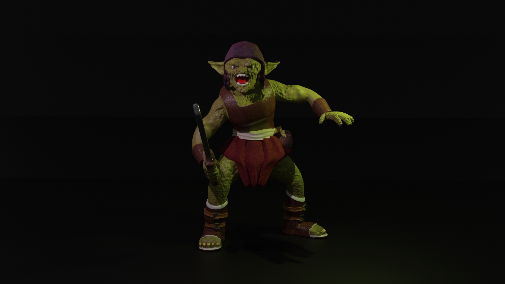 goblin dnd gioco rpg prigione Drago figurina mostro 3D print model - Mito3D