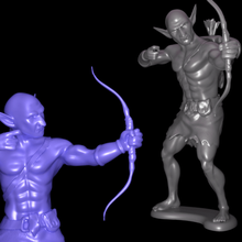 goblin archer-Modell 3d-drucken Kunst Dekoration Tabelle top table-top-Spiele archer statue 3d-Druck Modell Kobold der 3d print model - Mito3D
