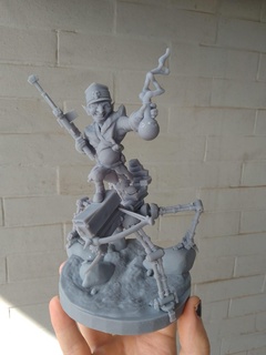 lutin artificier figure fantaisie buste 3d print model - Mito3D