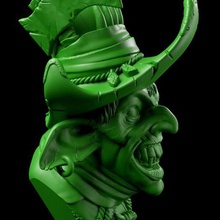 goblin busto de la impresión 3d modelo varios 3d print model - Mito3D