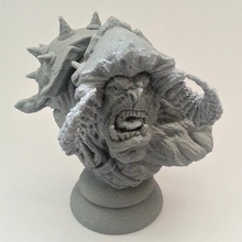 goblin bust art 3d print model - Mito3D