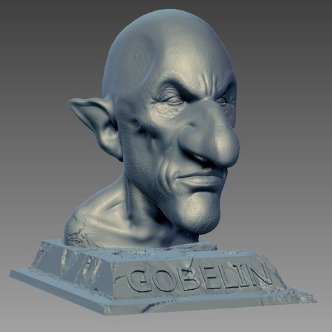 goblin figura a arte figurinhas o cinema heróica de fantasia criatura 3D print model - Mito3D