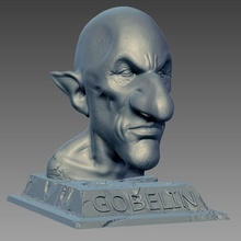 goblin figure art figurines cinema heroic fantasy creature 3d print model - Mito3D