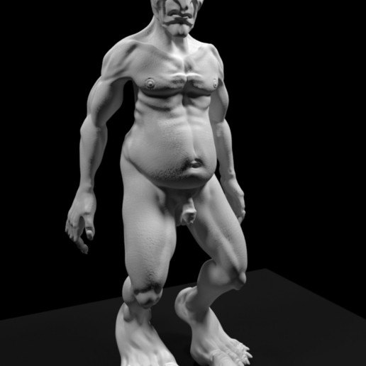 goblin escultura colecionador item 3D print model - Mito3D