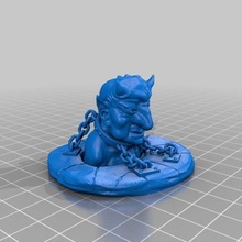 goblin cabeça arte fracasso criaturas 3d print model - Mito3D