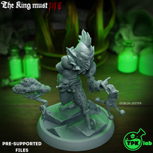 goblin jester game ttrpg rpg tabletop miniature miniatures d&d dnd dungeons dragons fantasy assassin 3d print model - Mito3D