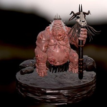 Kobold König großartig Kunst reytrasgo Grantrasgo Goblinking Tolkien Hobbit Monster Fantasie Skulptur Design Modellieren Statue Sammlungen Kreaturen 3d print model - Mito3D