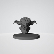 goblin king v1 bust role fantasy art 3d print model - Mito3D