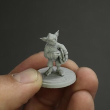 goblin librarian pre-supported game tabletop highdetail model miniature dnd 3dprinting 3dprintable sculpture sculpt fantasy games miniatures ttrpg rpg character 3d print model - Mito3D