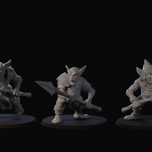 goblin Plänkler tabletop-Miniatur-pack Spiel dungeons dragons wargame fantasy Krieger der dnd tabletop 3d print model - Mito3D