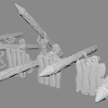 goblin lancia falange reggimento art le creature warhammer wargame da tavolo miniature in miniatura re guerra i fantasia dnd gioco 3d print model - Mito3D