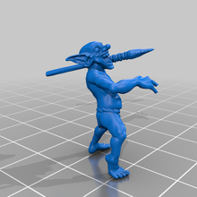 goblin spearthrower 3d print model - Mito3D