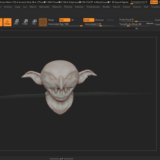 goblin v1 fallimento ruolo fantasia arte 3D print model - Mito3D