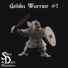 goblin warrior tabletop miniature game wargame fantasy dnd 3d print model - Mito3D