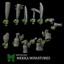 duende armas gruta mocoso gobbo miniatura martillo guerra gorkamorka ork mordheim 40k fantasía aos 3d print model - Mito3D