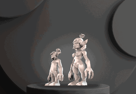 duendes juego acosador fantasma asesino izquierda muerto bruja naturaleza mundo Warcraft horror horrible vídeo 3d print model - Mito3D