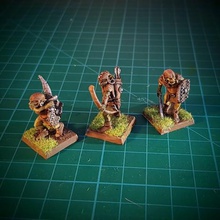 goblins 28mm no supports game tabletop dungeons warhammer dnd rpg moster archer goblin 3d print model - Mito3D
