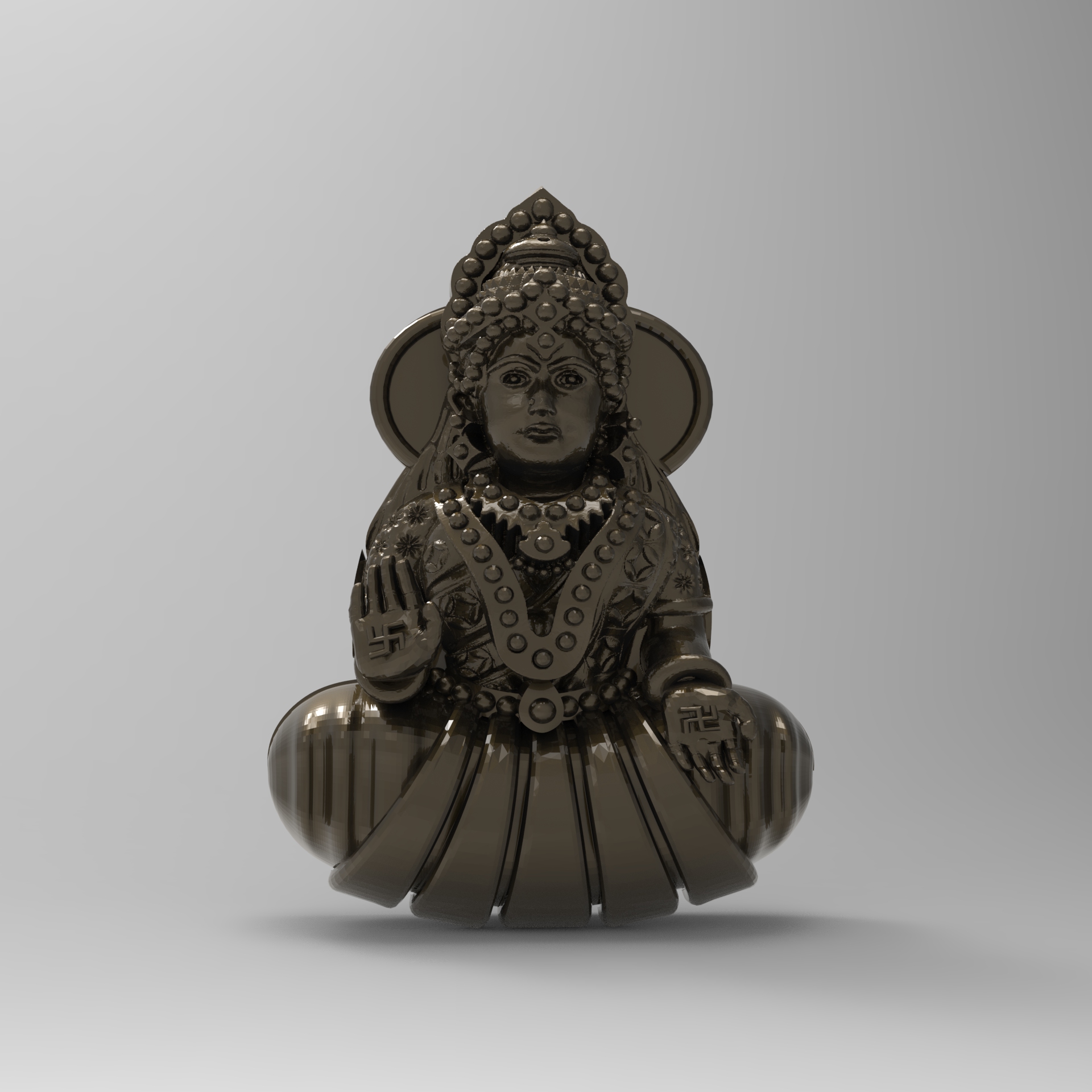 god Jewelry stl amman lakxumi lakchumi 3D print model - Mito3D
