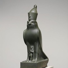il dio horus proteggere re nectanebo ii vari egitto met museum museo di scansione 3d print model - Mito3D