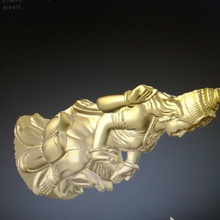 deus lakshmi jóias 3d print model - Mito3D