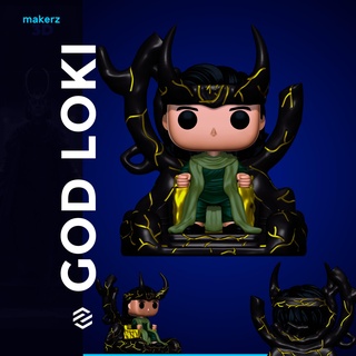 Dieu Loki funko pop Jeu Loki Dieu multivers TVA merveille histoires sottises temps bandes dessinées héros funko funko pop Thor homme araignée 3d print model - Mito3D
