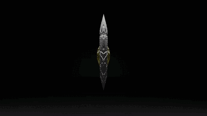 deus of guerra 2018 espada caos 3d impressão modelo kratos machado leviatã 3d print model - Mito3D