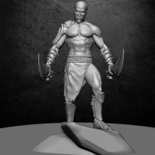 god war kratos art toy sculptures figurines warrior killer 3d print model - Mito3D