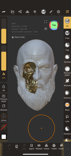 god war cratos skull Art 3d print model - Mito3D