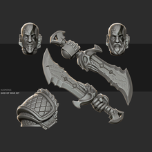 god war upgrade kit of kratos blades chaos berserker napking 3d print model - Mito3D