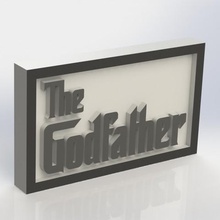 godfather plak çeşitli film taiced 3d print model - Mito3D