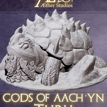 gods aach'yn - turu animal turtle old god shell 3d print model - Mito3D