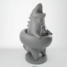 godzill bambino macchina pneumatico scultura sculture 3d print model - Mito3D