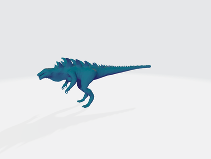 Godzilla Reptil Spiel abspielen Kino 3d print model - Mito3D