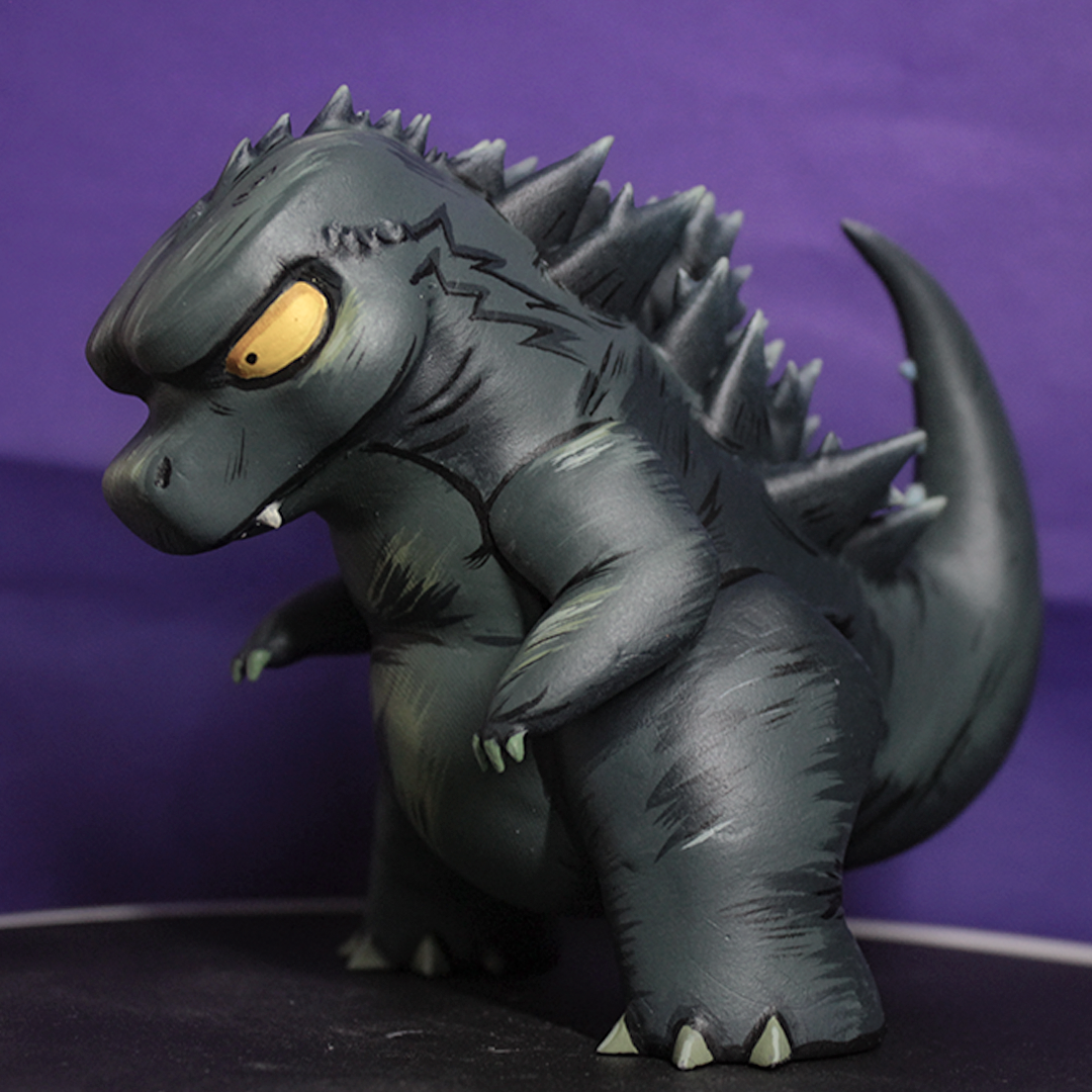 Godzilla arte giocattolo funko kong 3D print model - Mito3D