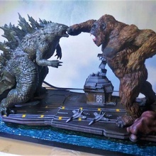 Godzilla kong uçak taşıyıcı savaş gvsk Kaiju efsanevi goril Gojira titan canavar Moustro hayvan dev Dinozor film Bilim kurgu kral 3d print model - Mito3D