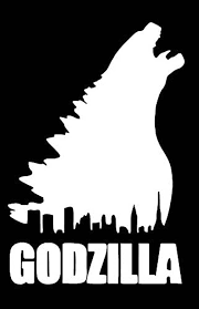 Godzilla logo Sanat 3d print model - Mito3D