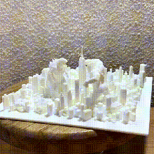 godzilla vs kinkong empire building - york city 3d print model - Mito3D