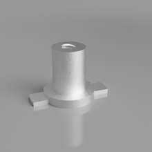 goff airsoft acortar caja cambios hpa buffer tubo enchufe 3d print model - Mito3D