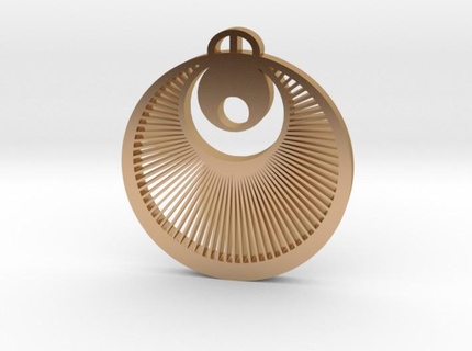 Gog magog collina cambridgeshire Ritaglia cerchio pendente raccolto 3d print model - Mito3D